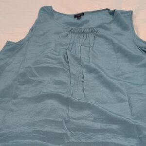 Talbots Light Blue Sleeveless Blouse